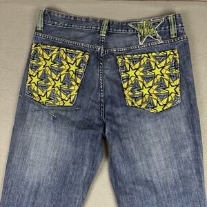 Vintage Pepe Jeans Mens 36x33 Denim Stars Skater‎ Hip Hop Streetwear Y2K